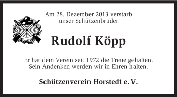 Traueranzeige von Rudolf Köpp von KRZ