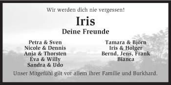 Traueranzeige von Iris Herrmann von KRZ