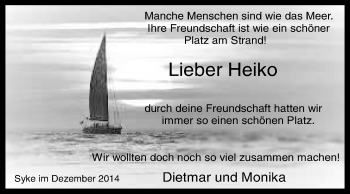 Traueranzeige von Heiko Fischer von KRZ