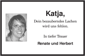 Traueranzeige von Katja Scheunemann von KREISZEITUNG SYKE