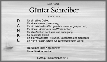 Traueranzeige von Günter Schreiber von KRZ