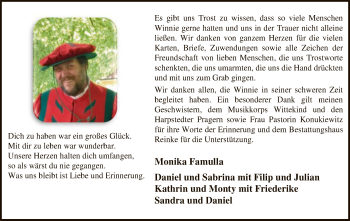 Traueranzeige von Winfried Famulla von SYK