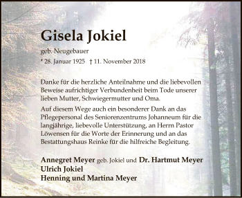 Traueranzeige von Elsbeth Kumor von SYK