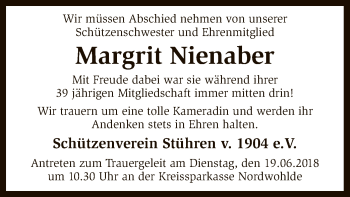 Traueranzeige von Margrit Nienaber von SYK