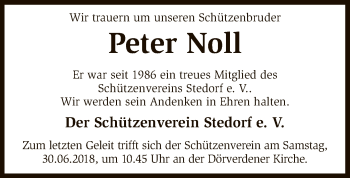 Traueranzeige von Peter Noll von SYK