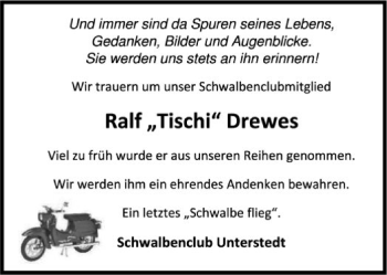 Traueranzeige von Ralf Drewes von SYK