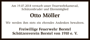 Traueranzeige von Otto Möller von SYK