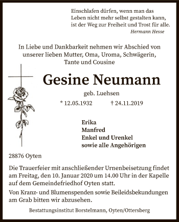Gedenkkerzen von Gesine Neumann | trauer.kreiszeitung.de