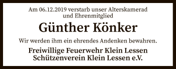 Traueranzeige von Günther Könker von SYK