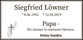 Traueranzeige von Siegfried Löwner von SYK