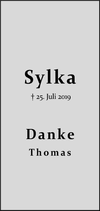Traueranzeige von Sylka Gräfe von SYK