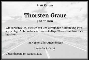 Traueranzeige von Thorsten Graue von SYK