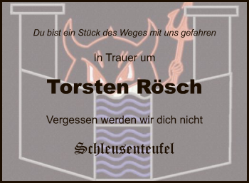 Traueranzeige von Torsten Rösch von SYK