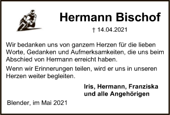 Traueranzeige von Hermann Bischof von SYK