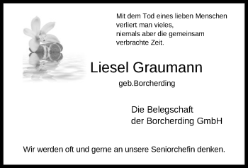 Traueranzeige von Liesel Graumann von SYK