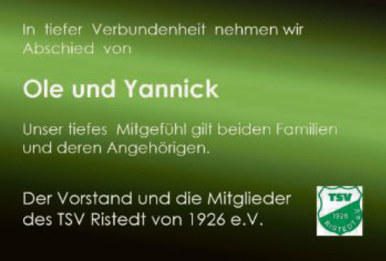 Traueranzeige von Yannick Hans Wilhelm Fuchs von SYK